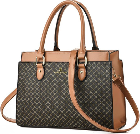 Elegant PU Leather Tote Handbag with Shoulder Strap – Multi-Color Options