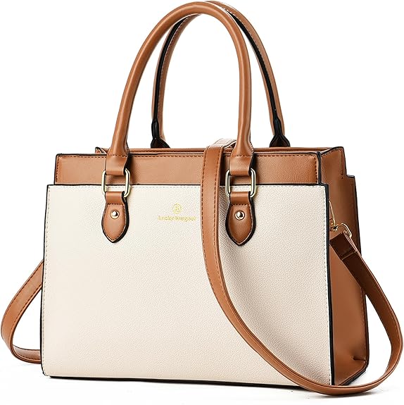 Elegant PU Leather Tote Handbag with Shoulder Strap ā Multi-Color Options