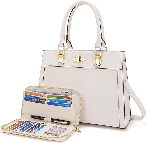 Luxury Women’s Handbag with Matching Wallet – Elegant Tote Shoulder Bag