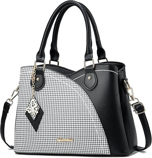 Elegant Multi-Color Handbag – Premium PU Leather Shoulder & Tote Bag