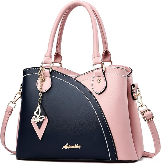 Elegant Multi-Color Handbag – Premium PU Leather Shoulder & Tote Bag