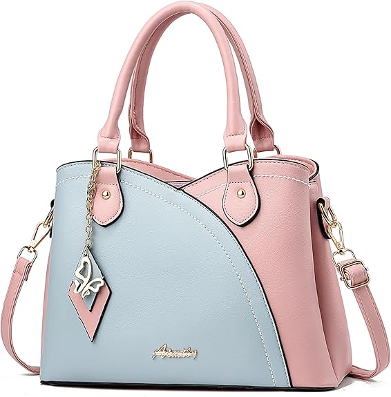 Elegant Multi-Color Handbag – Premium PU Leather Shoulder & Tote Bag