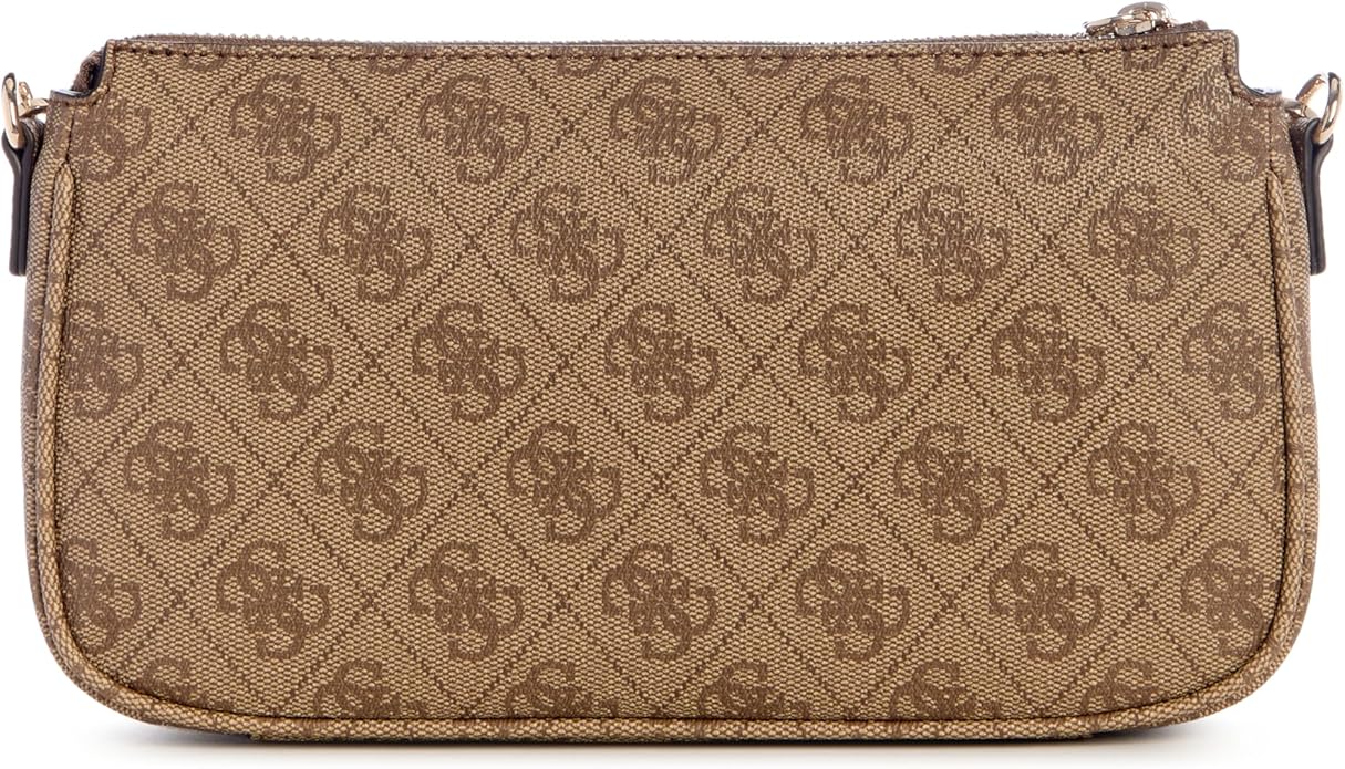 Guess Women's Brown Logo Shoulder Crossbody Bag