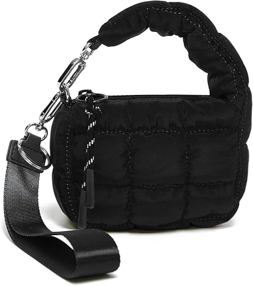 Trendy Quilted Mini Shoulder Bag – Lightweight Crossbody with Padded Handle