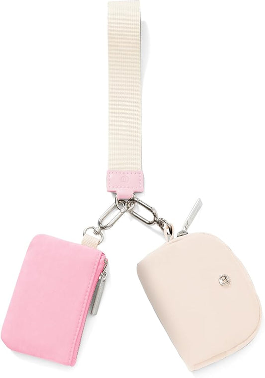Dual Mini Pouch Set with Detachable Strap – Stylish & Functional Organizer