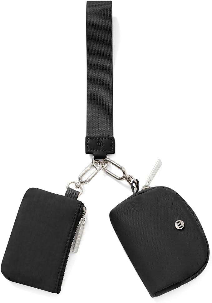 Dual Mini Pouch Set with Detachable Strap ā Stylish & Functional Organizer