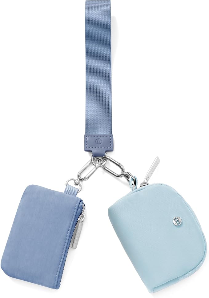 Dual Mini Pouch Set with Detachable Strap ā Stylish & Functional Organizer