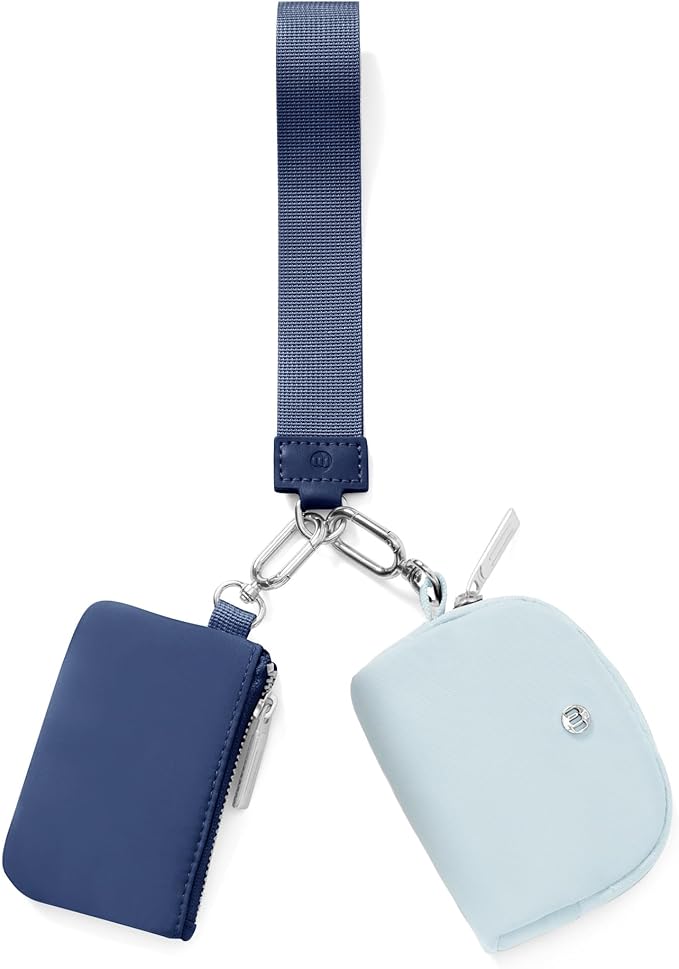 Dual Mini Pouch Set with Detachable Strap ā Stylish & Functional Organizer