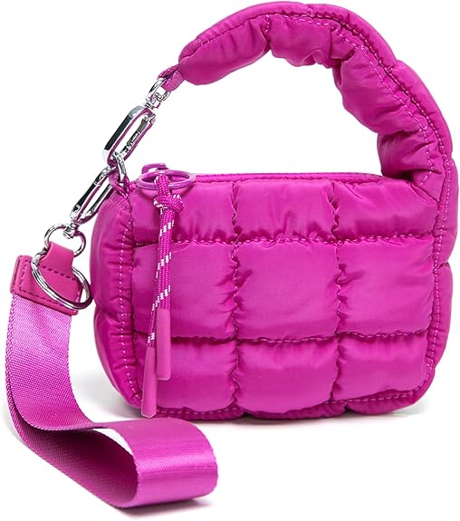Trendy Quilted Mini Shoulder Bag – Lightweight Crossbody with Padded Handle