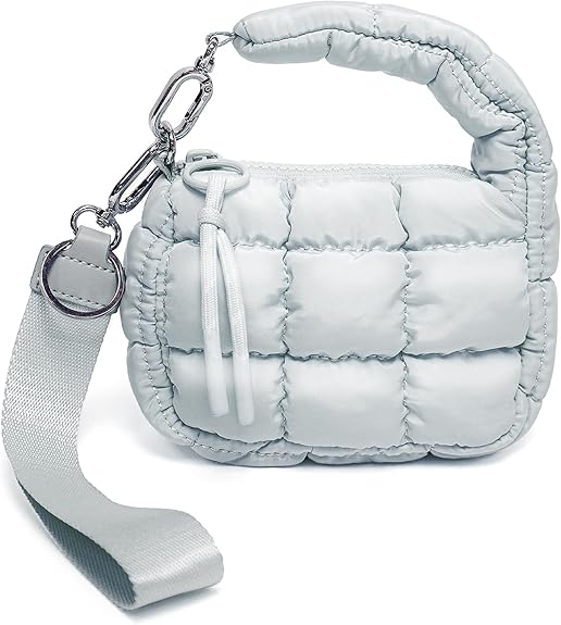 Trendy Quilted Mini Shoulder Bag – Lightweight Crossbody with Padded Handle