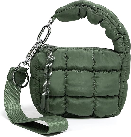 Trendy Quilted Mini Shoulder Bag – Lightweight Crossbody with Padded Handle